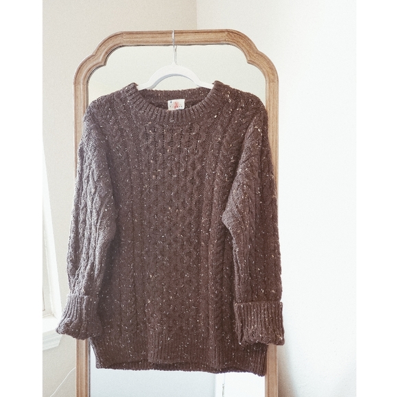 bonner Sweaters - BONNER Ireland Wool Chunky Knit Sweater sz M